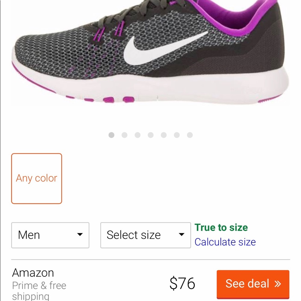 Nike Flex trainer. 8. Barely worn!